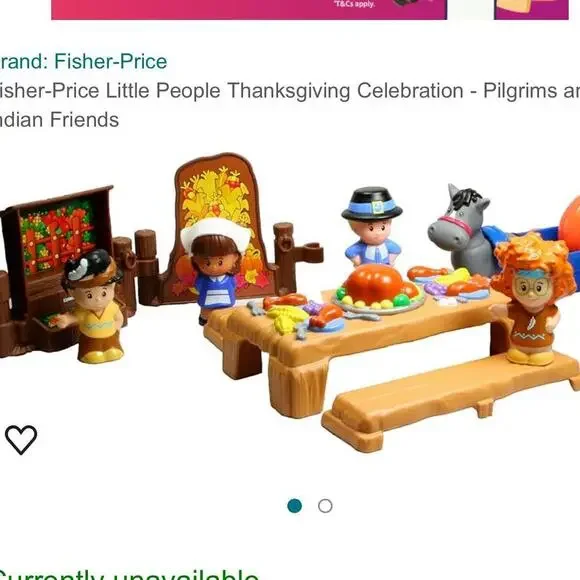 Fisher-Price Little People Thanksgiving Celebration Set (NWT)